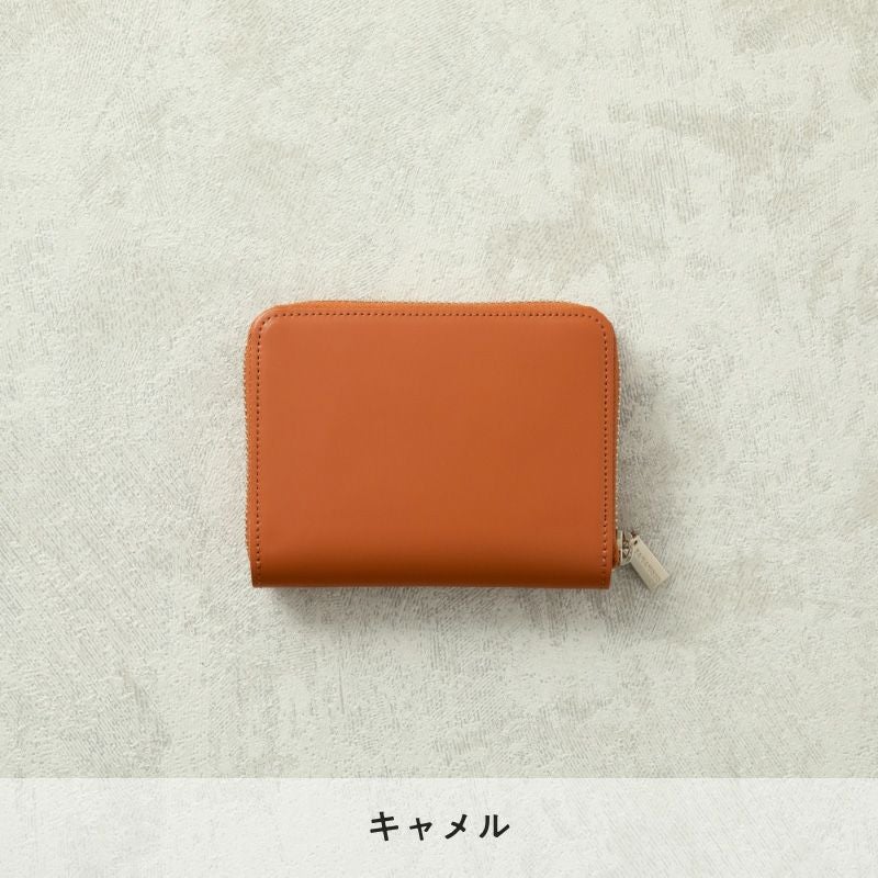 ラウンドファスナー二つ折り財布（コードバン）1～2ヶ月でお届け | 鞄