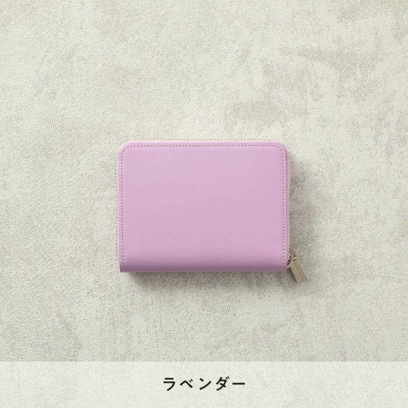 ラウンドファスナー二つ折り財布（コードバン）1～2ヶ月でお届け | 鞄