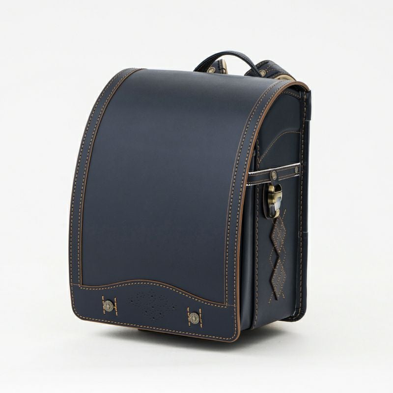 2027年ご入学向け】オックスフォード（牛革）紺×ウォルナット | 鞄工房