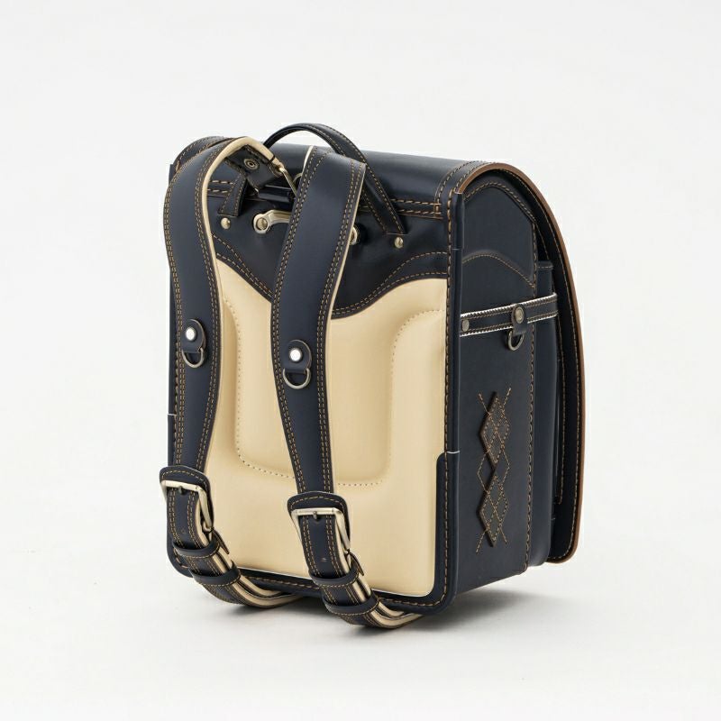 【2027年ご入学向け】オックスフォード（牛革）紺×ウォルナット