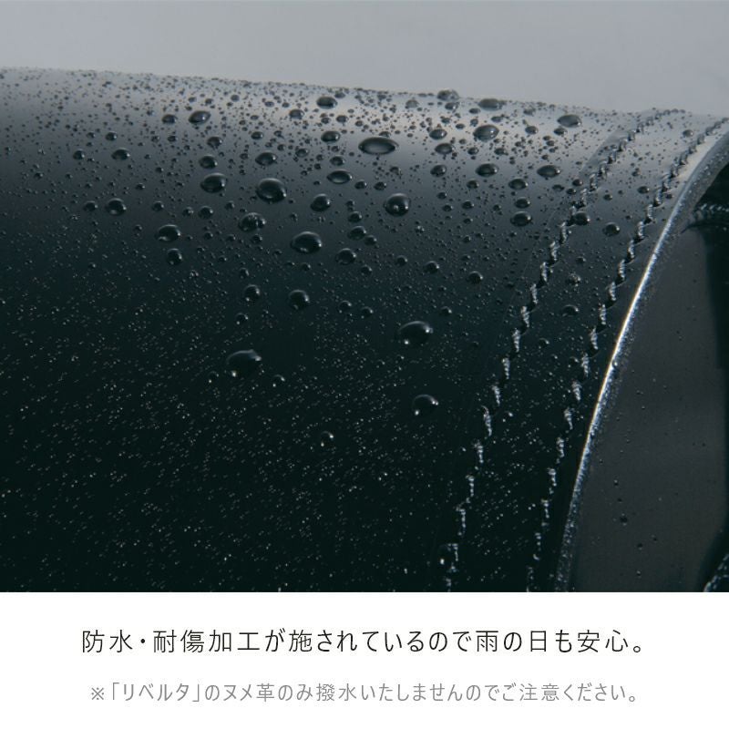 【2027年ご入学向け】オックスフォード（牛革）紺×ウォルナット　防水・耐傷加工が施されているので雨の日も安心。