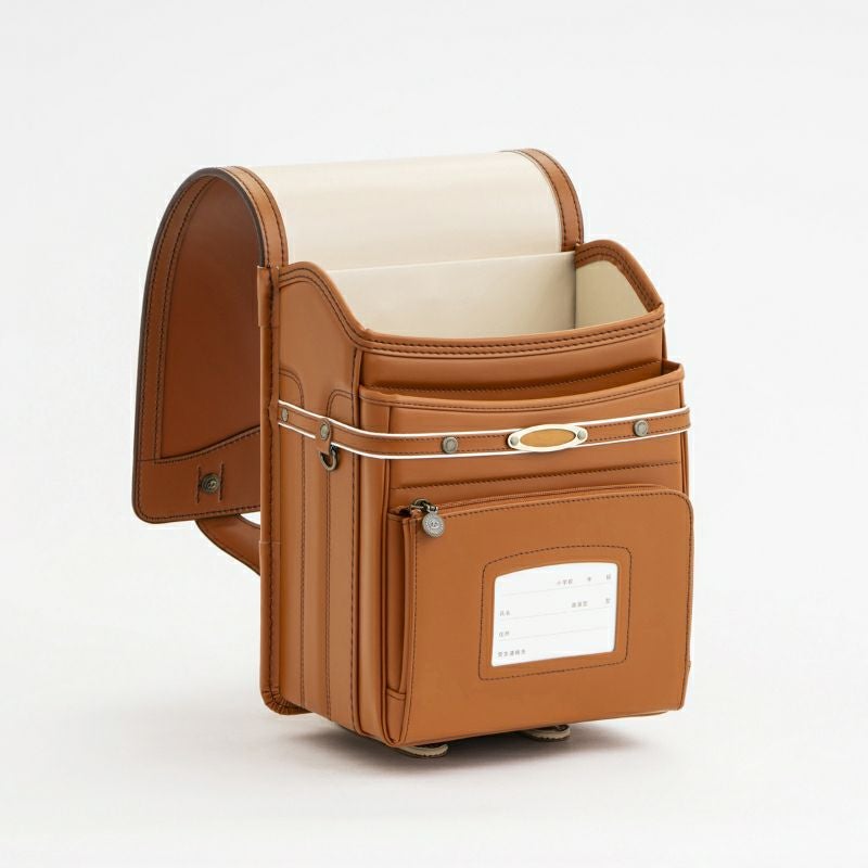 【2027年ご入学向け】コードバン・アンティーク（かぶせコードバン）キャメル