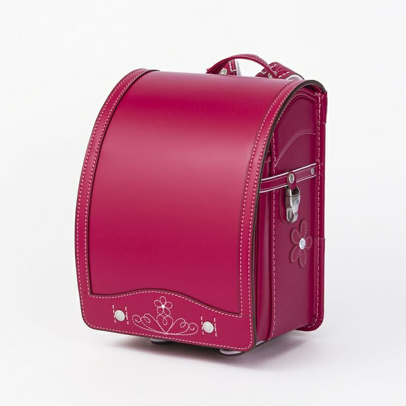 【2027年ご入学向け】コードバン・アンティーク（かぶせコードバン）ローズピンク（ラフィーネオプション）